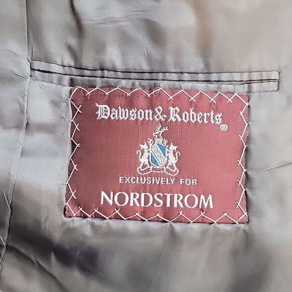 Dawson & Robers for Nordstrom single breasted blazer - grey Men's Size 44XL - Picture 8 of 12